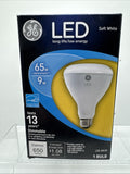GE LED 65w/9W BR30 Soft White Indoor Floodlight Dimmable Light Bulb COMBINESHIP