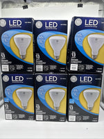 (6) GE LED 65w/9W BR30 Soft White Indoor Floodlight Dimmable Light Bulb