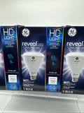 (3) GE 700 Lumens 65w/9w 30689 HD+ Reveal BR30 LED Floodlight Bulb