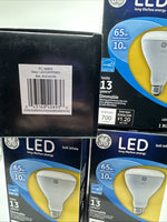 (4) GE LED 65w 10W LED BR30 Soft White Indoor Floodlight Dimmable Light Bulb