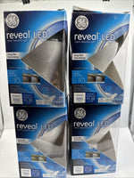 (4) GE 65w/10w 650 Lumens reveal LED  Indoor Floodlight Dimmable Light Bulb