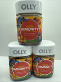 (3) Olly Kids Immunity Wellmune Elderberry, Acerola Cherry Zinc - 50 Gummies