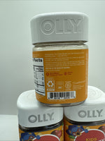 (3) Olly Kids Immunity Wellmune Elderberry, Acerola Cherry Zinc - 50 Gummies
