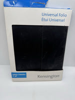 Kensington BLACK Universal Folio For 9"-10" Tablet Multiposition Magnetic Smart