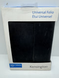 Kensington BLACK Universal Folio For 7"-8" Tablet Multiposition Magnetic Mini Sm