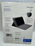 Kensington BLACK Universal Folio For 7"-8" Tablet Multiposition Magnetic Mini Sm