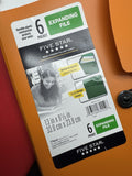 Five Star 6 Pocket Plastic Expanding File Stay-Put Notebook Papers Organizer