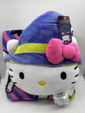 Hello Kitty Nogginz Pillow & Plush Blanket Set Halloween Pumpkin Witch Throw