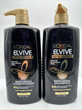 (6) L'Oreal Elvive Total Repair 5 Shampoo & Conditioner Damage Hair Pump 28Oz