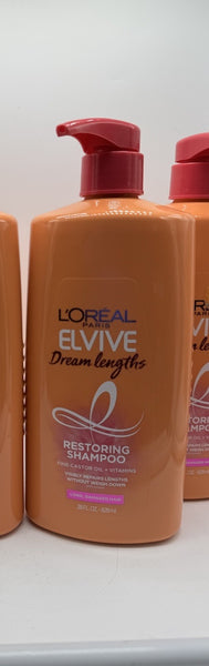 L'Oreal Elvive Dream Lengths Super Detangling Shampoo 28oz Pump COMBINESHIP