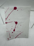 ACEO Satin Splatter 4/9 Abstract The Lighthouse Drip Mini Art Card Painting ATC