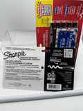 (2) Sharpie Creative Markers Water-Based Acrylic Art Brush Tip 5Count Mini Paint