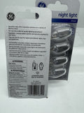 (2) GE Lighting 4W Clear Night Light Bulbs Candelabra Base C7 4 Pack COMBINESHIP