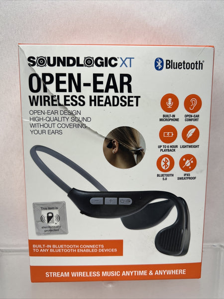 SoundLogic XT Open-Ear Wireless Headset Bluetooth Light Microphone COMBINESHIP