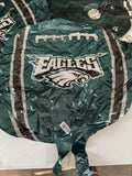 (6) Philadelphia Eagles Shape 21" Football & Helmet Foil Balloon Green Party PAC