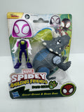 Disney Junior Marvel Spidey Dino Webs Ghost-Spider & Rhino Dino New