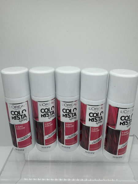 (5) L'Oreal ColoRista 1-Day Color Temporary Hair Color #100 Hot Pink Hint