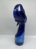 O2 COOL Deluxe Handheld Battery Powered Blue Water Misting Fan Bottle Travel