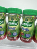 (4) Benefiber Prebiotic Fiber + Probiotics, 50 Gummies Each Assorted Fruit