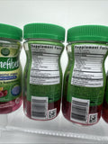 (4) Benefiber Prebiotic Fiber + Probiotics, 50 Gummies Each Assorted Fruit