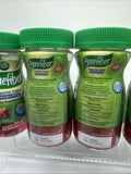 (4) Benefiber Prebiotic Fiber + Probiotics, 50 Gummies Each Assorted Fruit