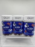 (3) Olly Kids Sleep L-Theanine Botanicals 70 Gummies RazzBerry 11/25 COMBINESHIP