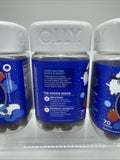 (3) Olly Kids Sleep L-Theanine Botanicals 70 Gummies RazzBerry 11/25 COMBINESHIP