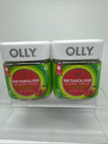 (2) OLLY Metabolism 30 Gummy Rings Apple Cider Vinegar Vitamin B12 Chromium 1025