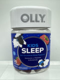 Olly Kids Sleep L-Theanine Botanicals 50 Gummies RazzBerry