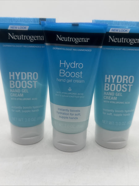 (3) Neutrogena Hydro Boost Hand Gel Creme Hyaluronic Acid 3oz COMBINESHIP