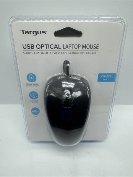Targus AMU80US USB Optical Laptop Mouse Computer  Matte Black COMBINESHIP