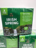 (3) Irish Spring Bar Soap Original Clean 3 Bar Pack 12 Hour Fresh 9 Total
