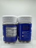 (2) Olly Kids Sleep L-Theanine Botanicals 70 Gummies RazzBerry COMBINE SHIP