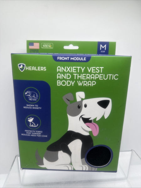 Medium Dog Healers Anxiety Vest & Therapeutic Body Wrap Protect Torso 35-50lbs