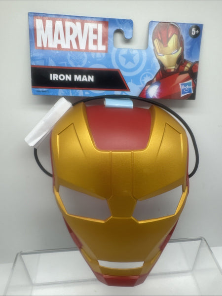 Marvel Iron Man Youth Mask Blue and Purple Halloween Flexible Band Christmas