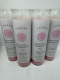 (4) Chakra ANAHATA Heart Love Devotion Compassion Pillar Candle Ylang Bergamot