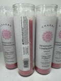 (4) Chakra ANAHATA Heart Love Devotion Compassion Pillar Candle Ylang Bergamot
