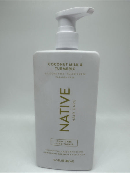 Native Coconut Milk Turmeric Curl Care  Conditioner 16.5oz COMBINESHIP