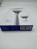 Harry's Smoke Chrome Men's 1 Razor Handle + 2 Cartridge Blade Refill COMBINESHIP