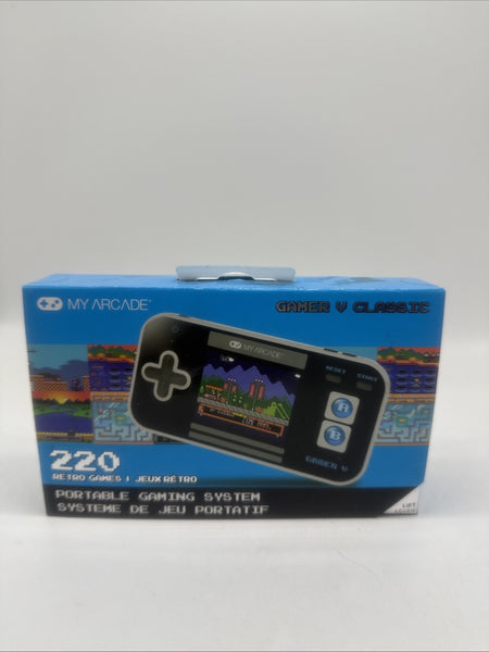 My Arcade GAMER V CLASSIC Pocket Portable Gaming System 220 Retro Games New