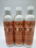 (3) SheaMoisture 2-in-1 Shampoo & Conditioner Kids Coconut  Hibiscus 8oz