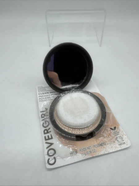 CoverGirl CG Clean Invisible Pressed Powder # 120 Creamy Natural Talc Free