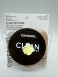CoverGirl CG Clean Invisible Pressed Powder # 120 Creamy Natural Talc Free