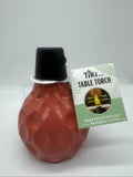 TIKI 6-Inch Outdoor Marine Glass Table Torch Coral Tropical Bite Fighter Mosq