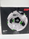 ESPN FC Soccer Ball  Size 5 - with pump Black & White COMBINESHIP