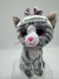 TY Beanie Boos - KIKI the Grey Cat (6 Inch) Plush Stuffed Animal Toy NEW No Tag