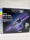 INFINITI PRO The Knot Dr. All-in-One Dryer Brush Wet/Dry Styler Black/Purple