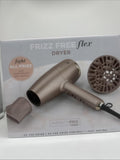 Conair InfinitiPRO Frizz-Free Pro Hair Dryer Rose Gold Diffuser Ion Contractor
