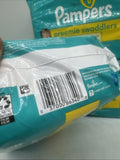 (4) Pampers Swaddlers P1 6lb Preemie Diapers W/ Leak Protection 27c 108ttl