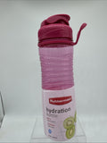 Rubbermaid Hydration Chug Bottle 20oz Pink Finger Loop BPA Free Water Discontinu